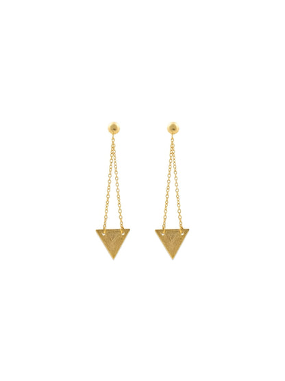 Triangle Drop Earrings