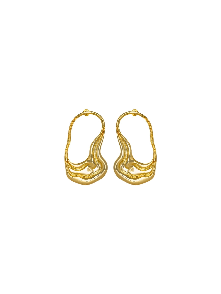 Sculpt Hoop Earrings