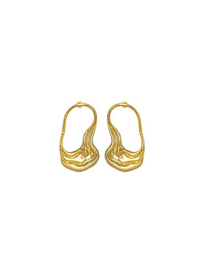 Sculpt Hoop Earrings