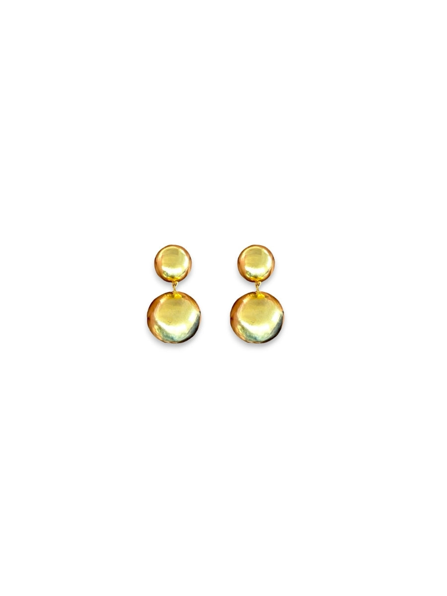 Golden Sphere Earrings