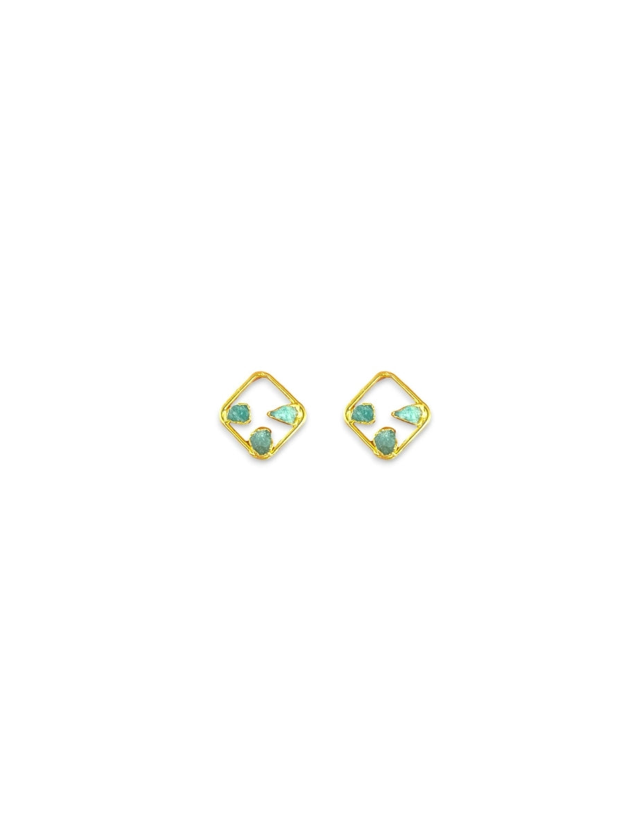 Aqua Square Serene Earrings