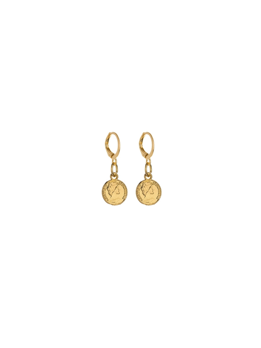 Coin Drop Earrings