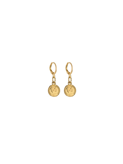 Coin Drop Earrings