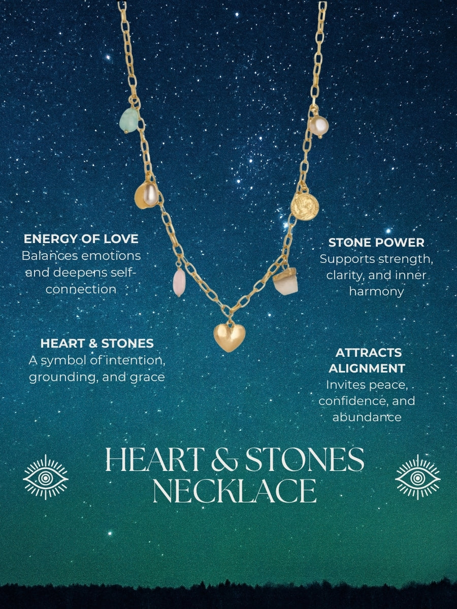 Heart & Stones Necklace