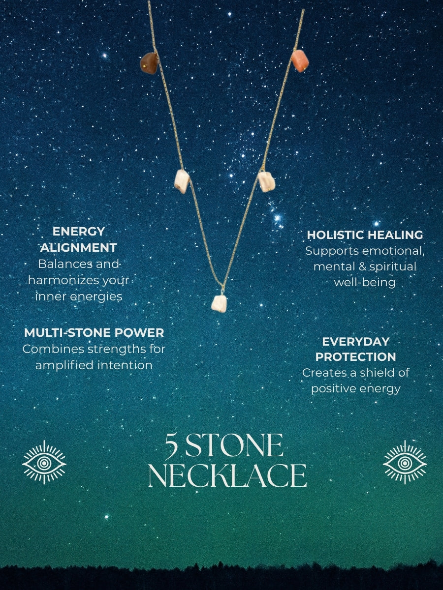 5 Stone Necklace