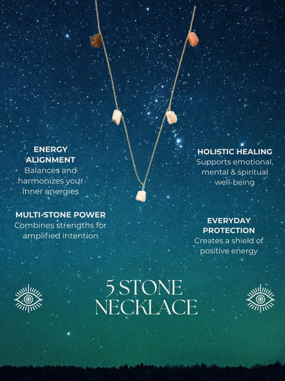 5 Stone Necklace