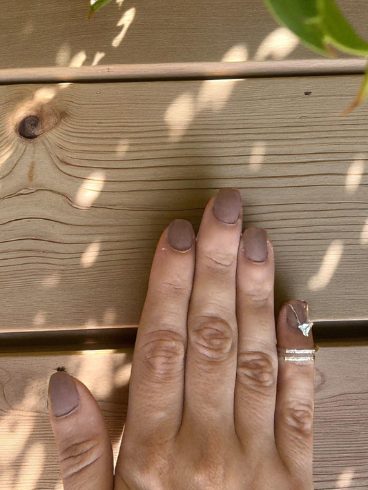 Silver Nail Ring